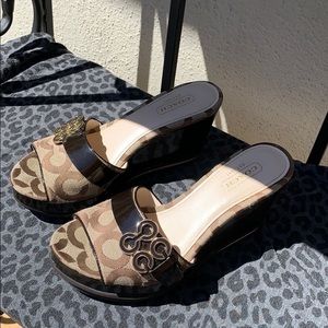 Women’s Coach wedges size 5
